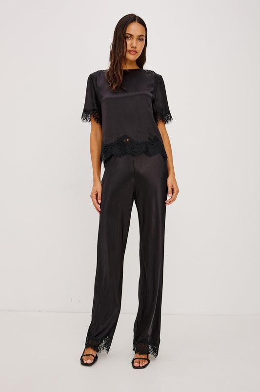 Rails Silvi Pant with Lace in Black
