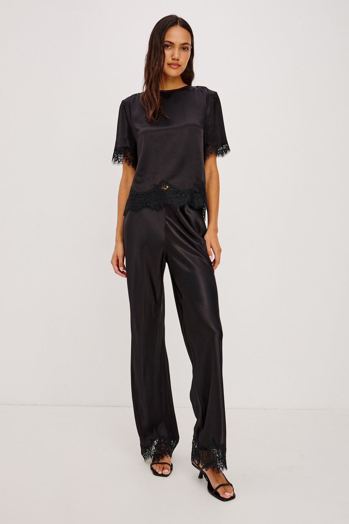 Rails Silvi Pant with Lace in Black