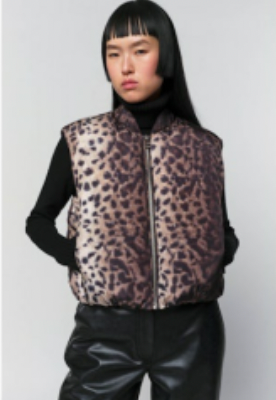 Phoenix Leopard Padded Vest