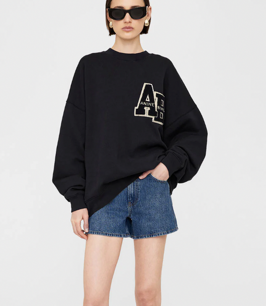 AB MILES OVERSIZED LETTERMAN