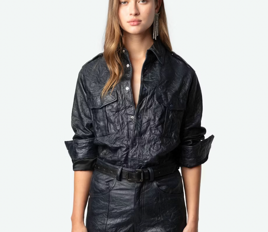 ZV TASKA LEATHER SHIRT