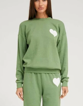 SPRWMN HEART SWEATSHIRT