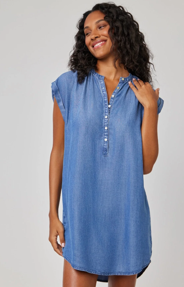 BD SLEEVE HENLEY  DREESS
