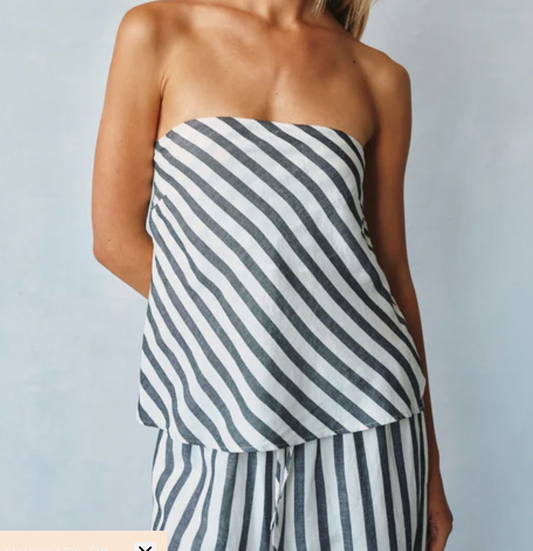 BD BIAS STRAPLESS TOP
