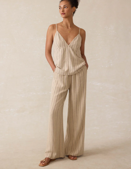 FAHERTY RIVIERA LINEN PANT