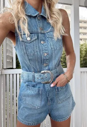 MUMU RANCHO MIRAGE ROMPER