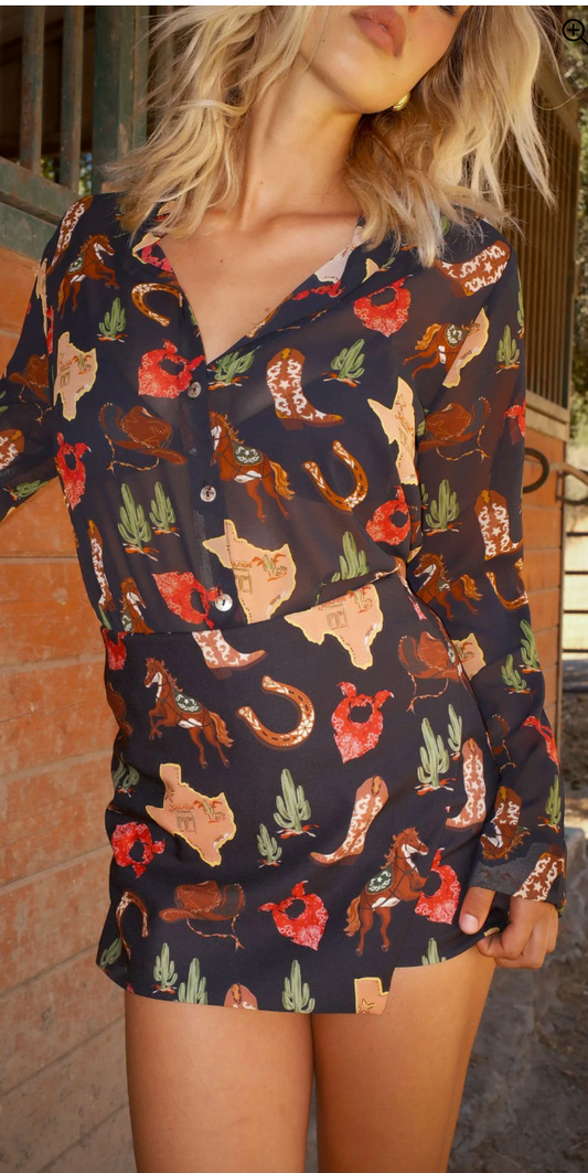 MUMU SMITH BUTTON DOWN