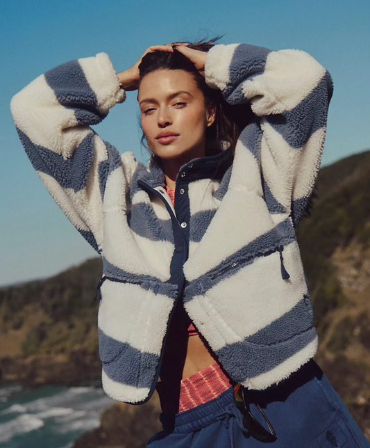FP HIT THE SLOPES PRINTED FLEECE JACKET