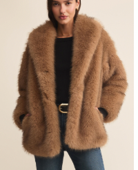 ZS LOGAN FAUX FUR COAT