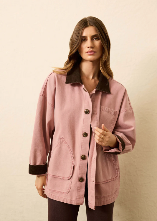 FH SUNWASHED CANVAS BARN JACKET