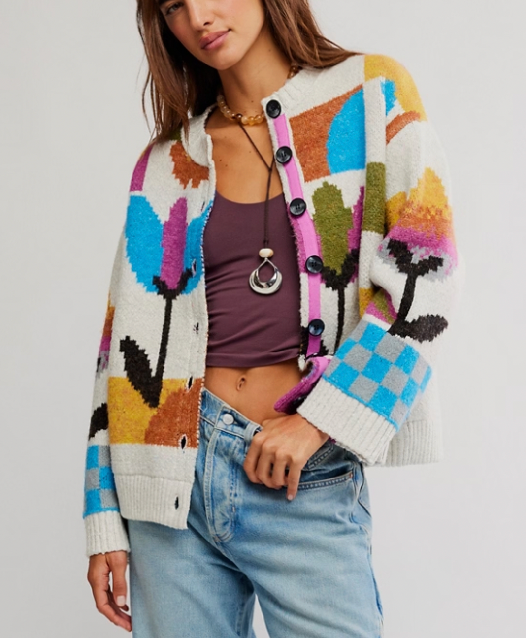 FP TULIP WHIRL CARDIGAN