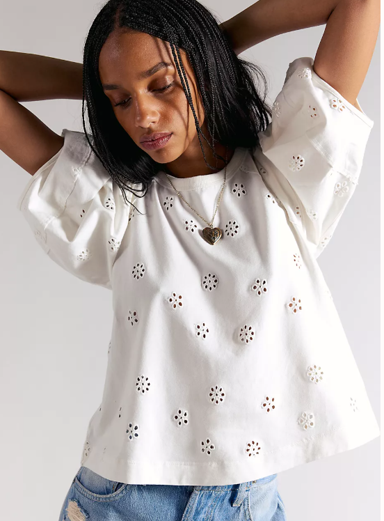 FP JESSIE EYELET TEE