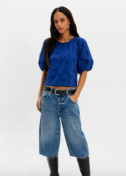 FP JESSIE EYELET TEE