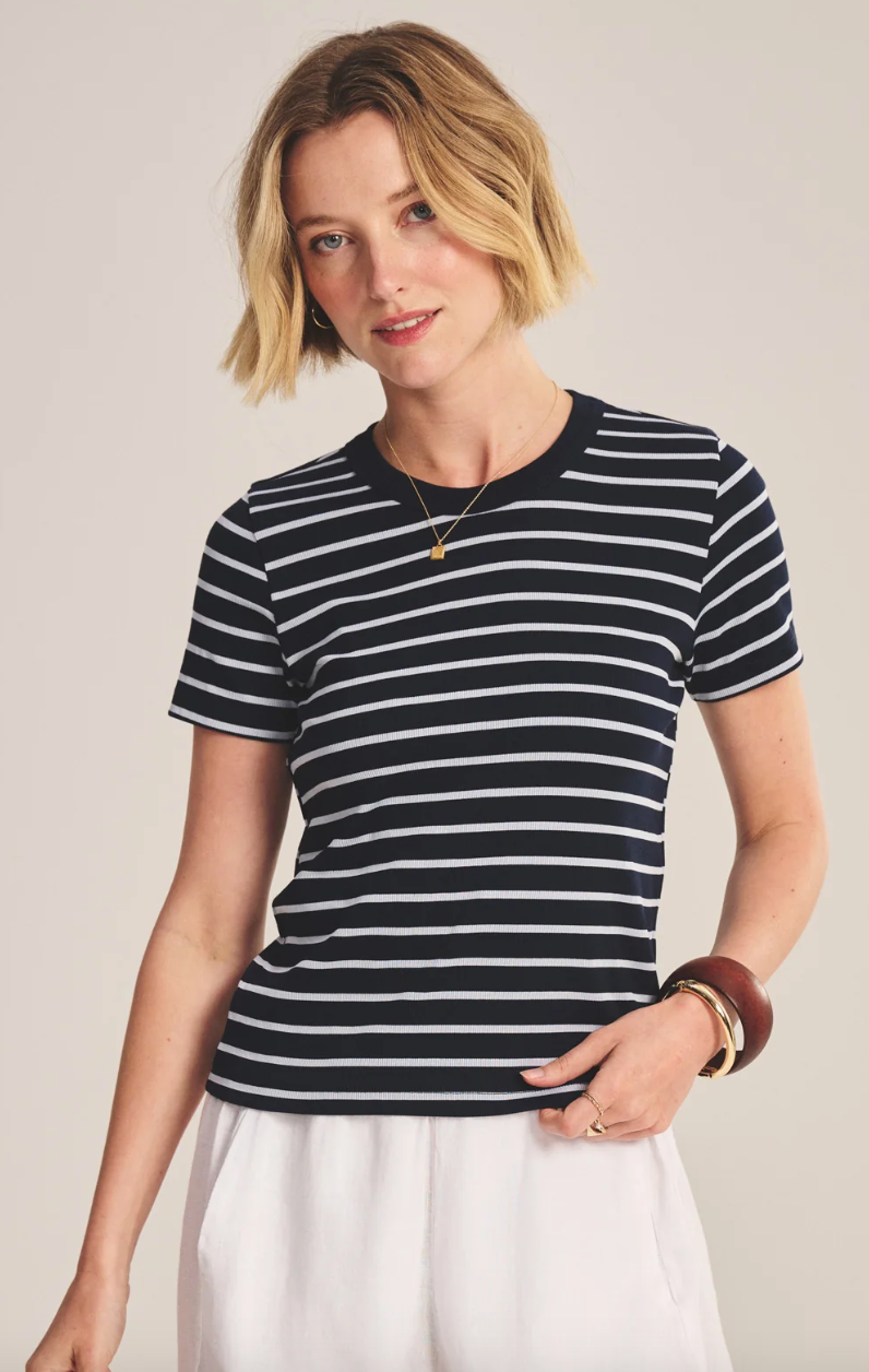 VELVET BRENDA STRIPE TEE