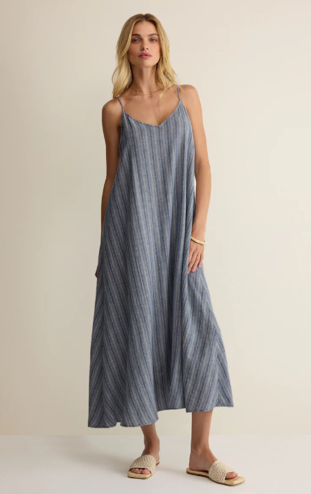 ZS  SANDCOMBER STRIPED MIDI DRESS