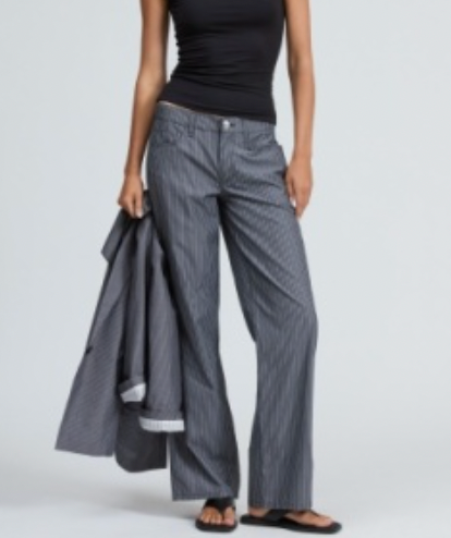 RB SAIGE STRIPE POPLIN PANT