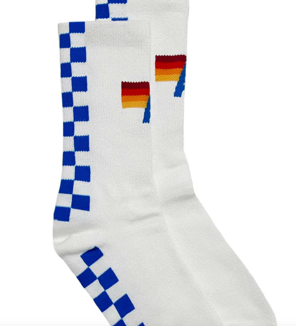 CHECK VERTICAL LOGO SOCK