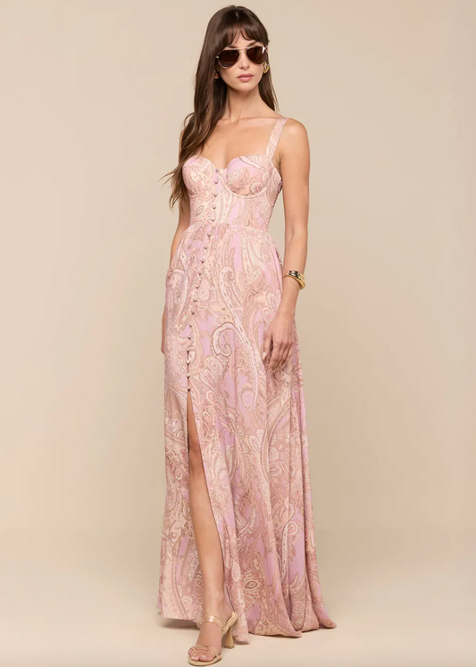 Rosette Maxi Dress