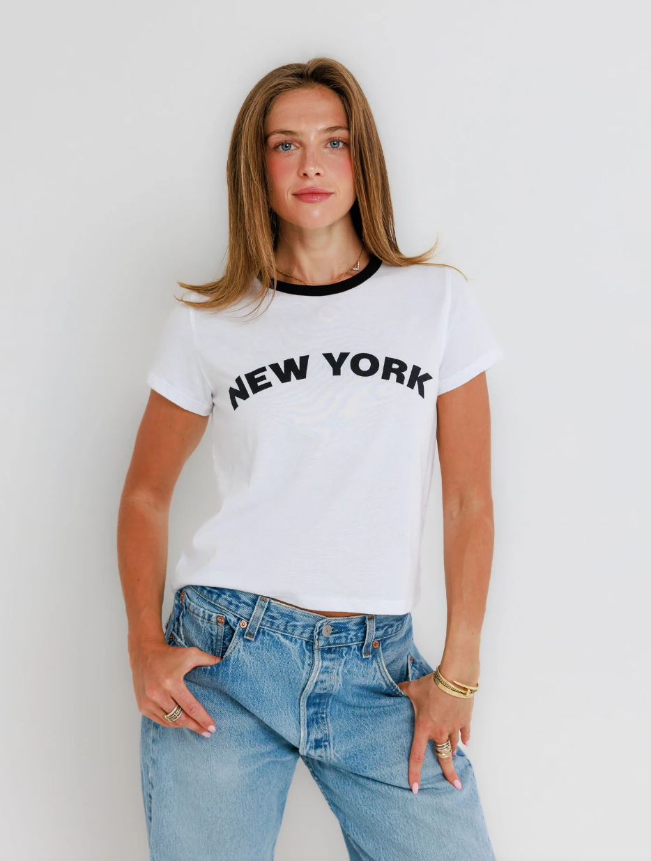 New York - Ringer Tee
