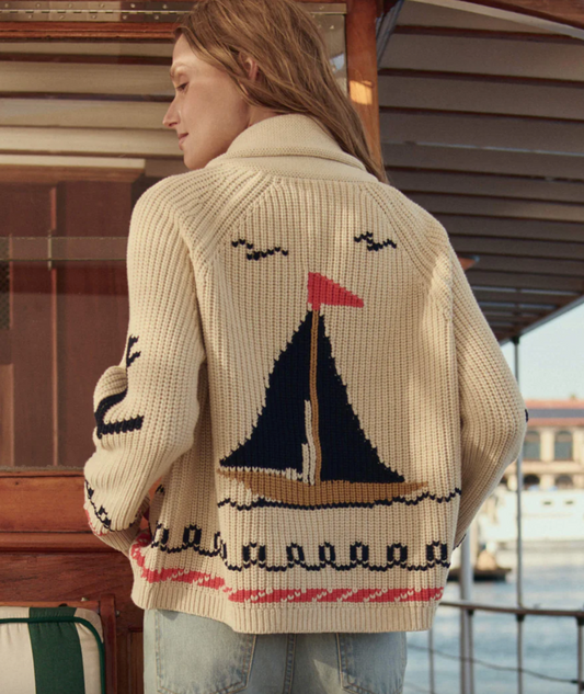 The Sailboat Lodge Cardigan