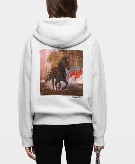 Georgy Sweatshirt Gris chine clai