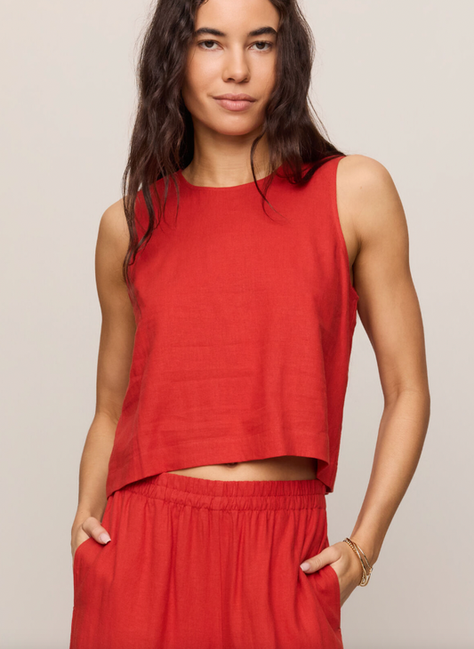 SLOANE LINEN TOP