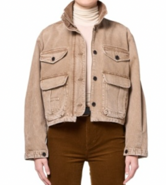 FUNNEL COLLAR BARN JACKET