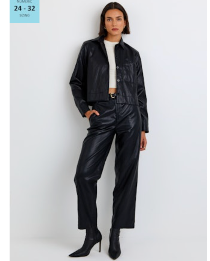 BD FAUX LEATHER PANT