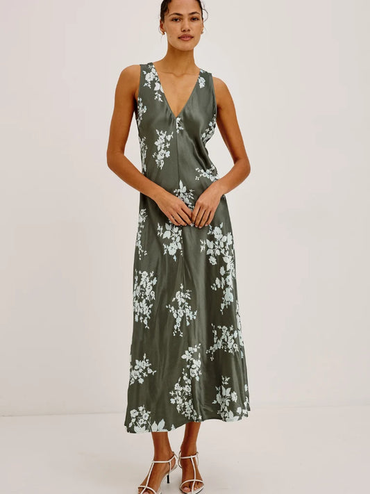 Camellia Dress in Lace Floral