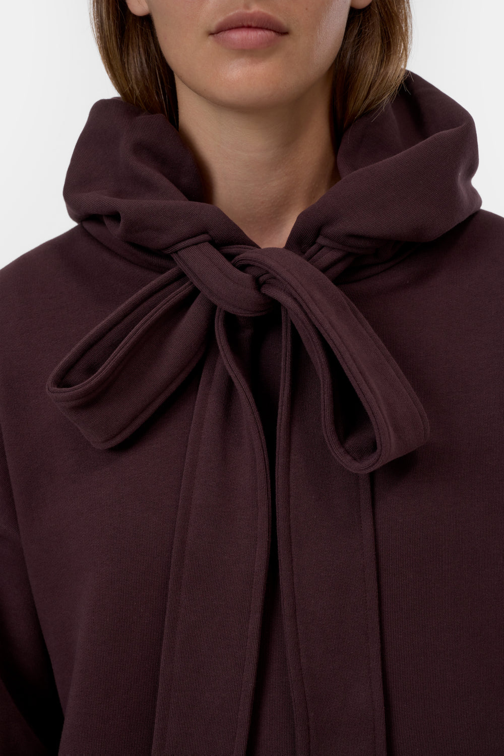 Bow tie hoodie