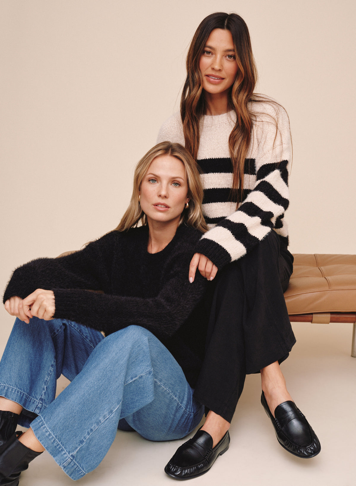 B2001-L40-300 - DROP SHOULDER SWEATER