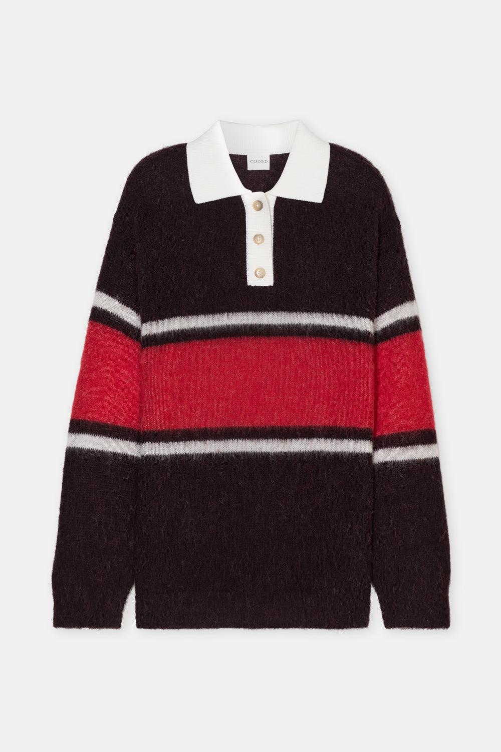 Polo with rugby stripe