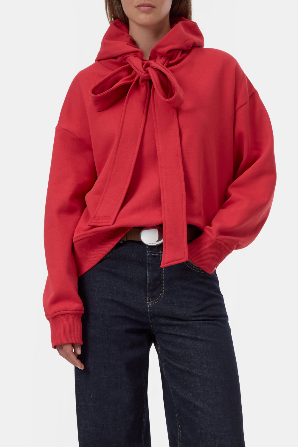 Bow tie hoodie