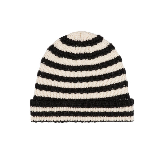 Black and Cream Stripe